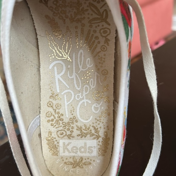 Keds Rifle Paper Company Garden Party Floral SZ 7 Sneakers Shoes - Picture 4 of 7